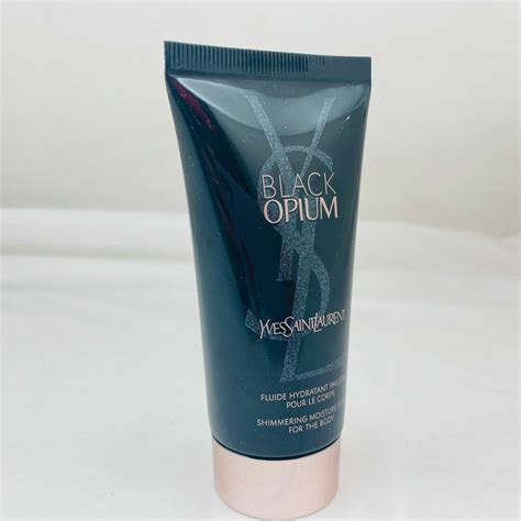 black opium shimmering body lotion